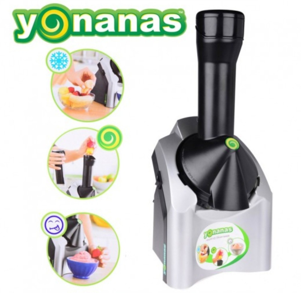 مكينه صنع الآيس كريم بالفواكه الطبيعه بالمنزل - سريعة / من يوناناس واقتصادية 200W