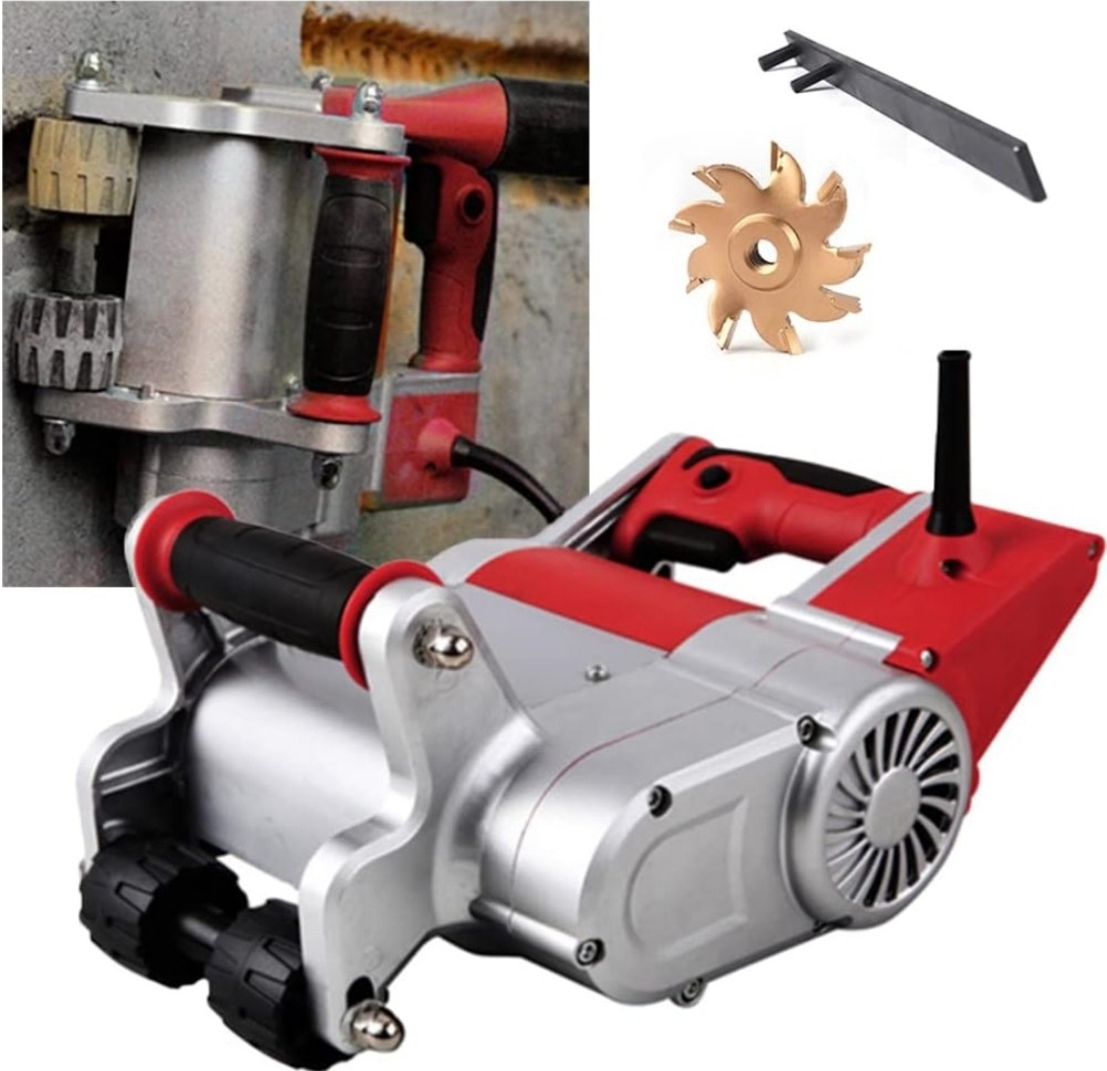 مكينة قص وحفر الجدار للتمديدات بمنفذ للغبار والماء