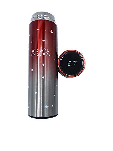 حافظة ستيل ذكية - شاشة رقمية لمس لمعرفة درجة حرارة السوائل - تحفظ ( حار بارد لأقصى فترة