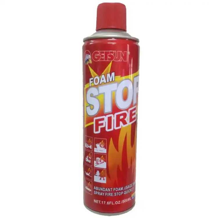 بخاخ طفاية حريق حجم صغير واداء قوي لحرائق السيارة والمطبخ و الكهرباء والمواد الصلبة