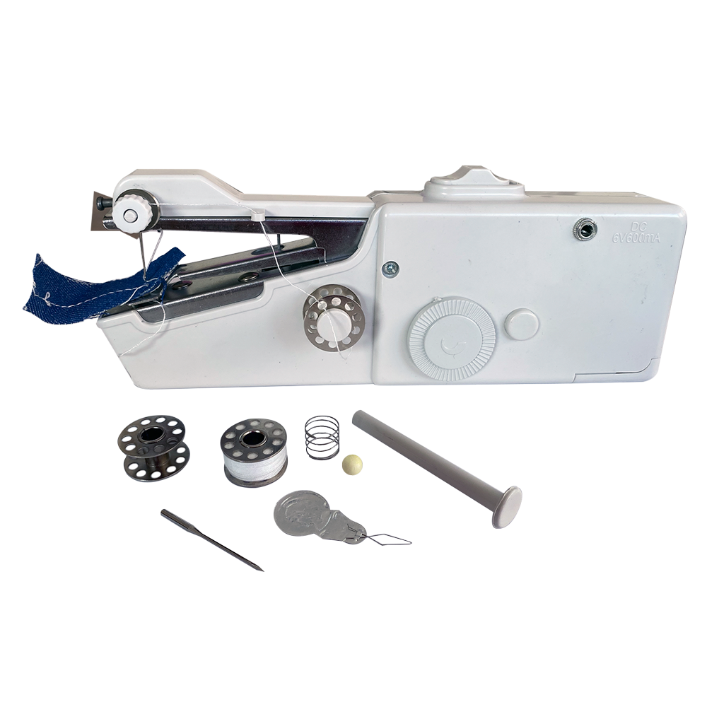 مكينة خياطة يدوية متنقله للملابس والاشولة بحجم صغير وخفيف