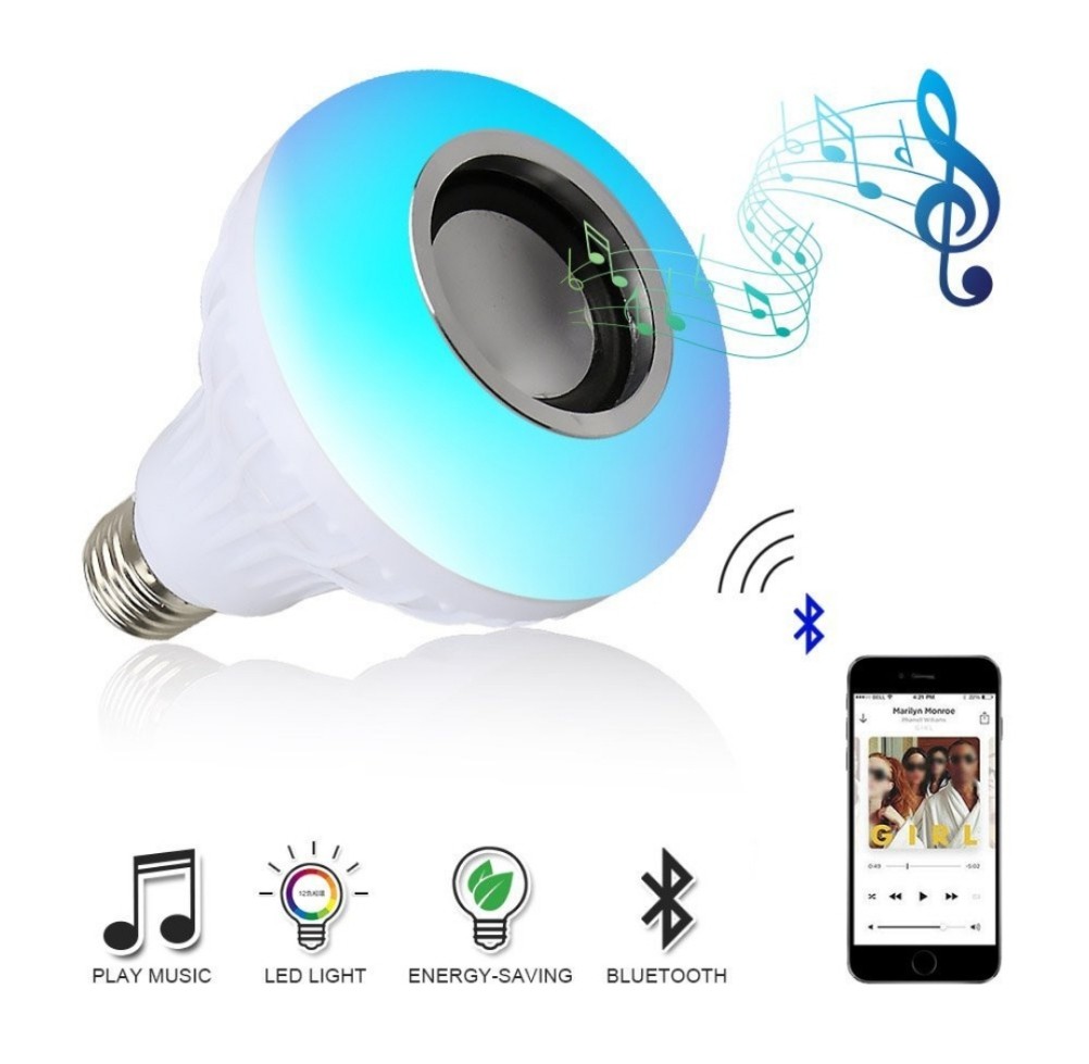 لمبه ب ۱۳ لون MP3 لاجمل اللحظات بريمونت تحكم للألوان والصوت صوت ستيريو واقتصاديه