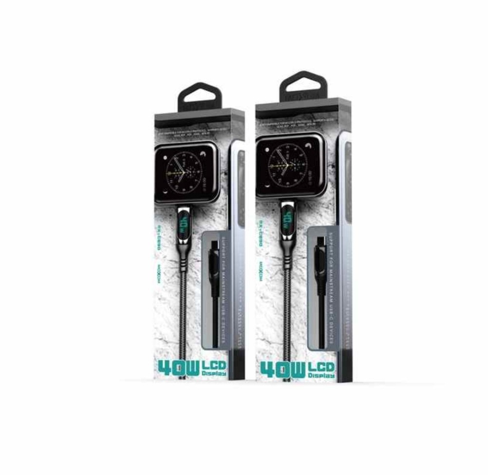 أحدث وأسرع وصلة بالعالم - 100 و 40 وات بشاشة + نقل بيانات 480p- قماش ضد القطع سوبر فاست