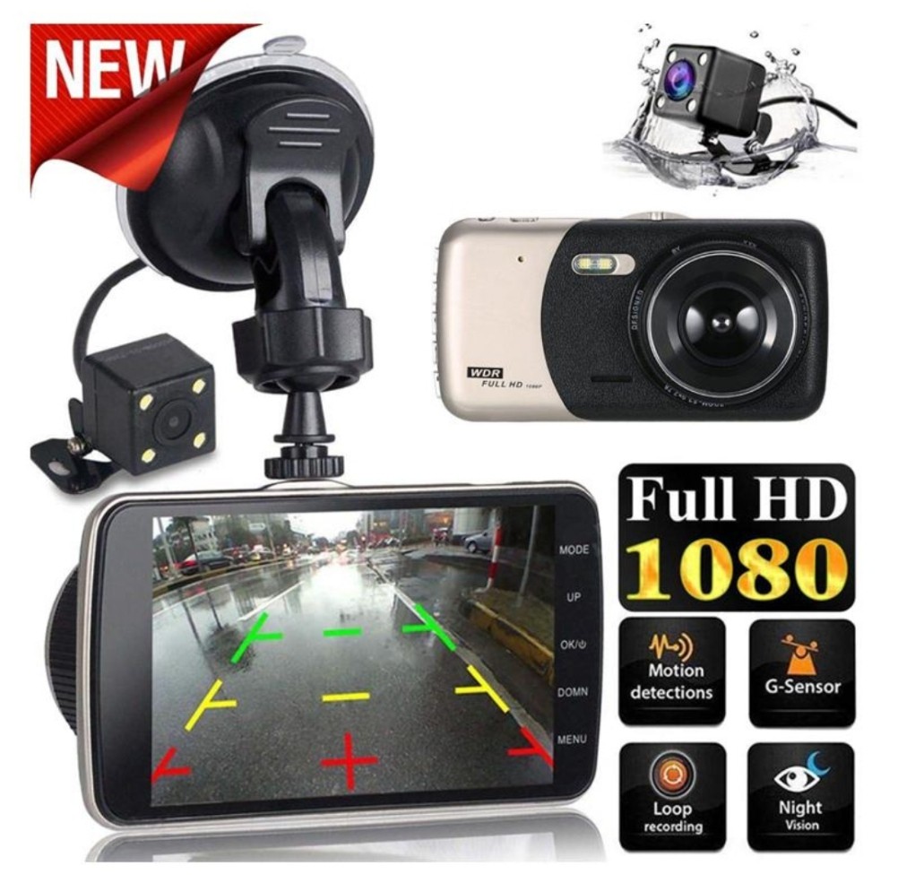 داش کام لسياره HD - تصور وتحفظ رحلتك بكاميرا امامي وخلفي لقياده امنه - فائقة الوضوح